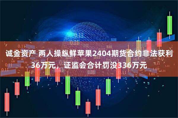 诚金资产 两人操纵鲜苹果2404期货合约非法获利36万元，证监会合计罚没336万元